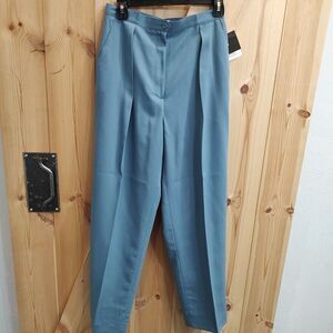 Valerie Stevens blue Dress Pants Womens Sz 12‎ business casual career pleated